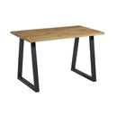 Hardwick 'A' Dining Table - Black/Rustic Antique - NWOF