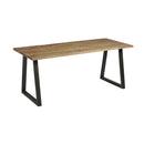Hardwick 'A' Dining Table - Black/Rustic Antique - NWOF