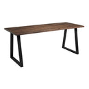 Hardwick 'A' Dining Table - Black/Smoked - NWOF