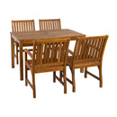 ZAP Hardy rectangle dining set with armchairs and a rectangular table, outdoor furniture for patio or garden dining.