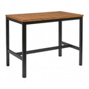 ZAP Hardy complete mid-height rectangular table with Paris-style base, ideal for modern dining or workspace settings.