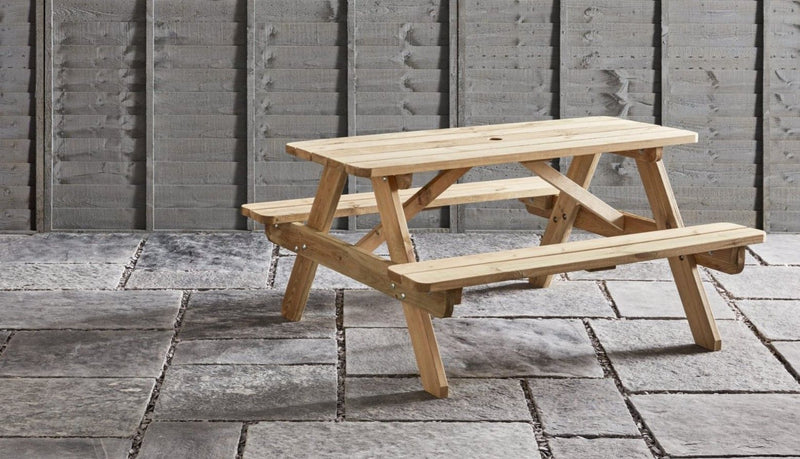 Hereford Picnic Table - 6 Seater