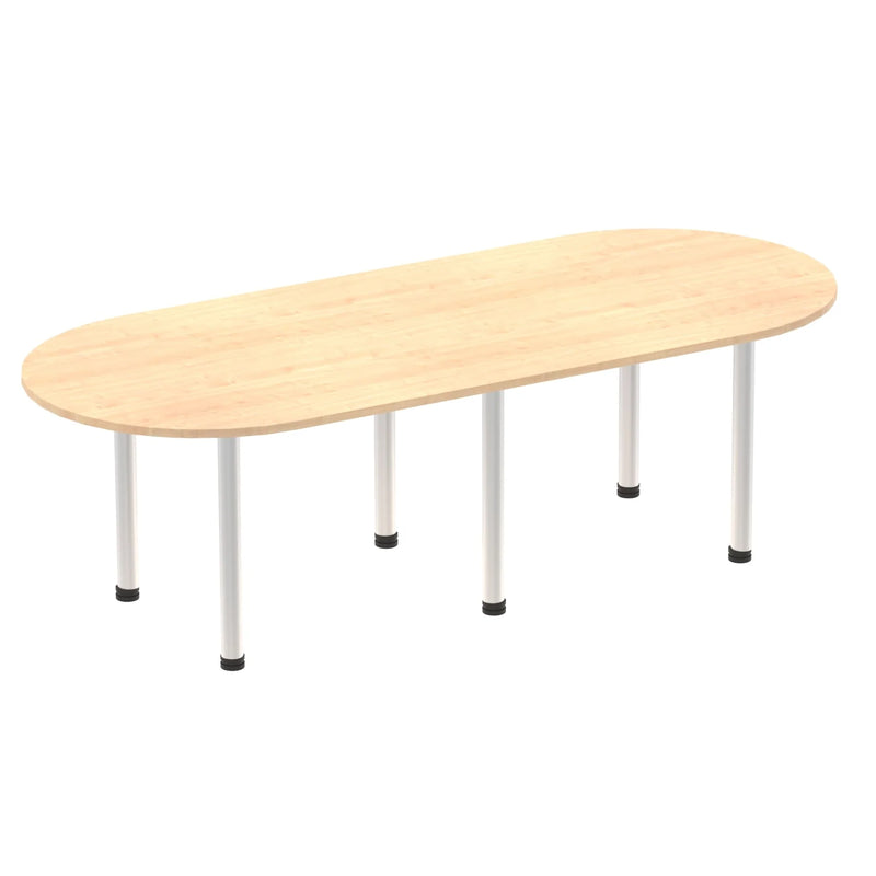 Impulse Boardroom Table With Post Leg - Maple - NWOF