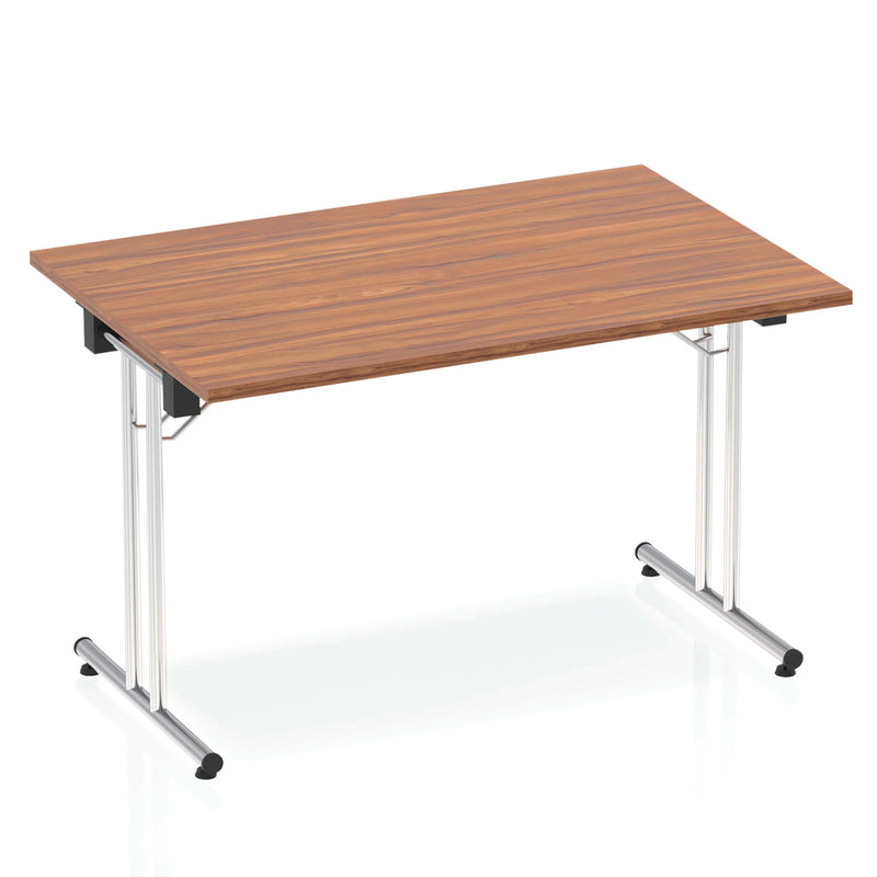 Impulse Folding Rectangular Table - Walnut