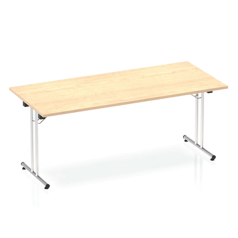 Impulse Folding Rectangular Table - Maple