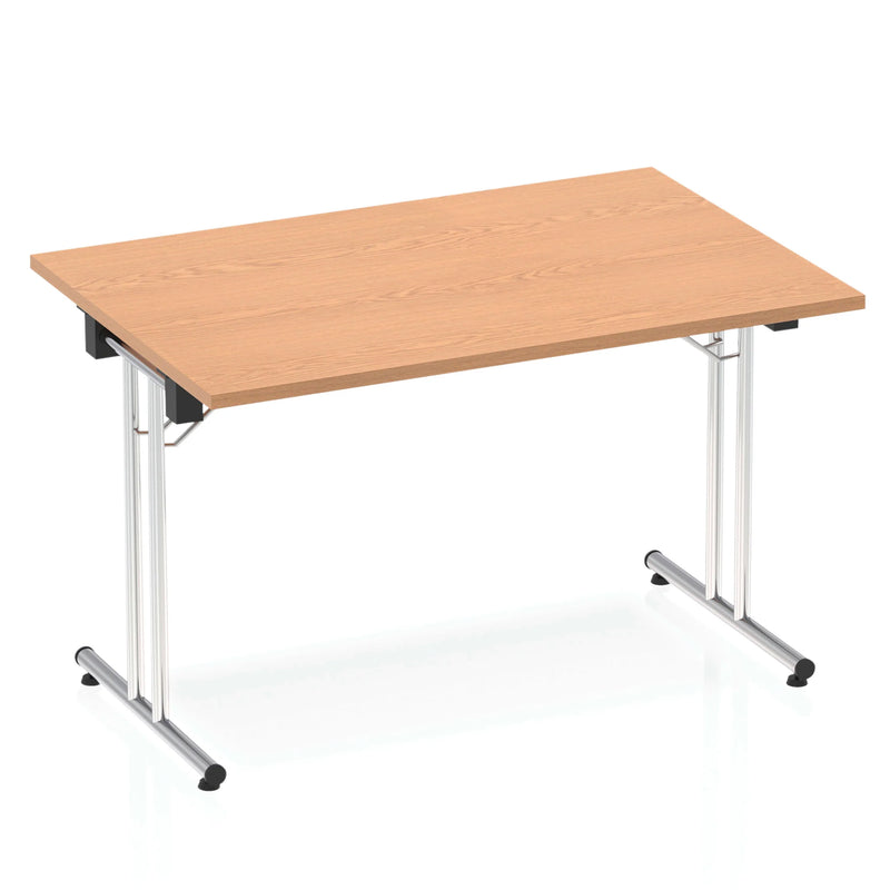 Impulse Folding Rectangular Table - Oak