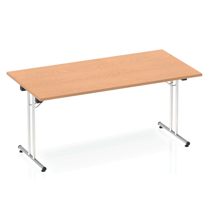 Impulse Folding Rectangular Table - Oak