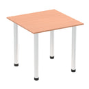 Impulse Square Table With Post Leg - Beech - NWOF