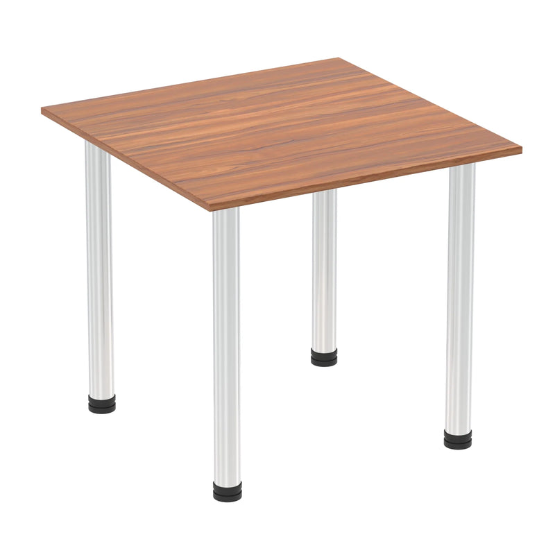 Impulse Square Table With Post Leg - Walnut