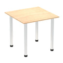 Impulse Square Table With Post Leg - Maple - NWOF