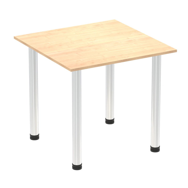 Impulse Square Table With Post Leg - Maple