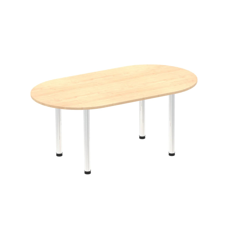 Impulse Boardroom Table With Post Leg - Maple - NWOF