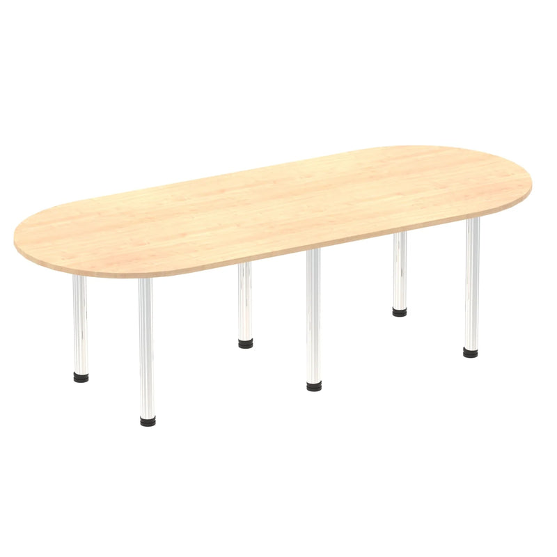 Impulse Boardroom Table With Post Leg - Maple - NWOF