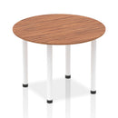 Impulse Round Table With Post Leg - Walnut - NWOF