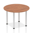 Impulse Round Table With Post Leg - Walnut - NWOF