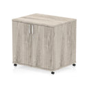 Impulse Mobile Cupboard - Grey Oak