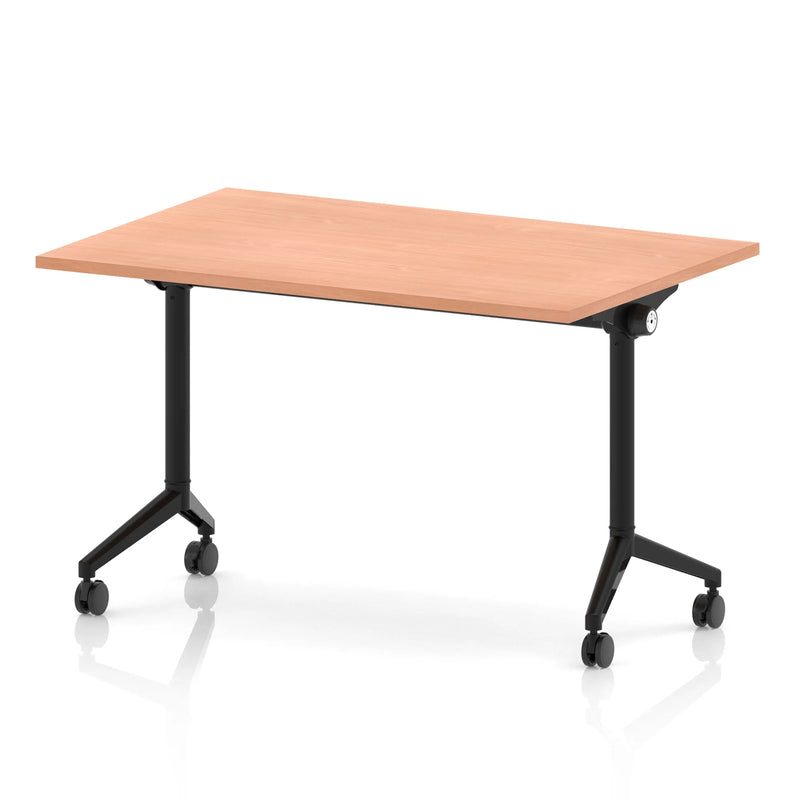 Impulse Plus Flip Top Rectangular Table - Beech - NWOF