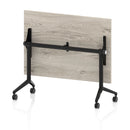 Impulse Plus Flip Top Rectangular Table - Grey Oak - NWOF