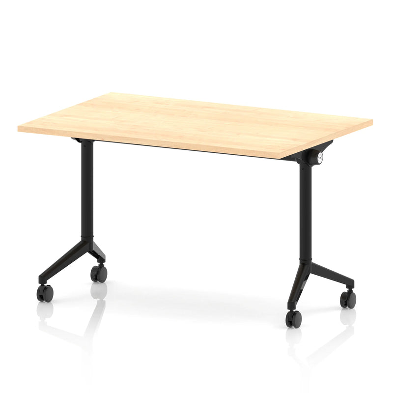 Impulse Plus Flip Top Rectangular Table - Maple - NWOF