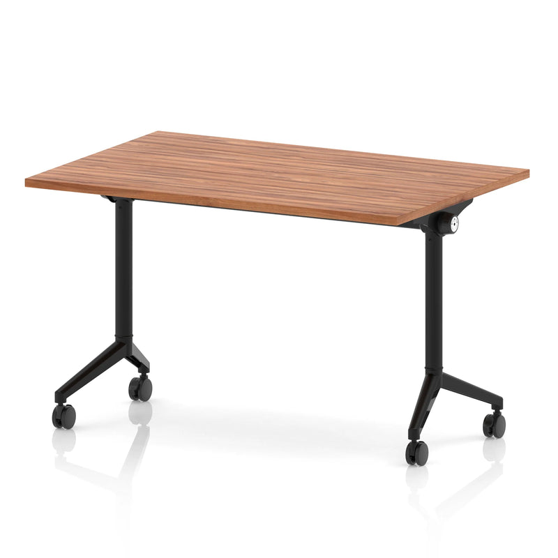 Impulse Plus Flip Top Rectangular Table - Walnut - NWOF