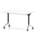 Impulse Plus Flip Top Rectangular Table - White - NWOF