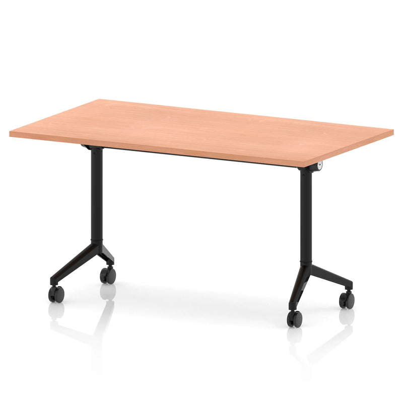 Impulse Plus Flip Top Rectangular Table - Beech - NWOF