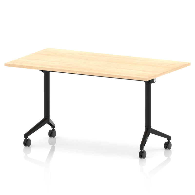 Impulse Plus Flip Top Rectangular Table - Maple - NWOF