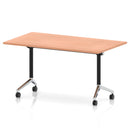 Impulse Plus Flip Top Rectangular Table - Beech - NWOF