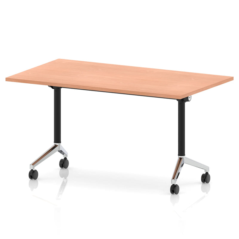 Impulse Plus Flip Top Rectangular Table - Beech - NWOF