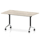 Impulse Plus Flip Top Rectangular Table - Grey Oak - NWOF