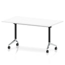 Impulse Plus Flip Top Rectangular Table - White - NWOF