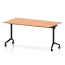 Impulse Plus Flip Top Rectangular Table - Oak - NWOF