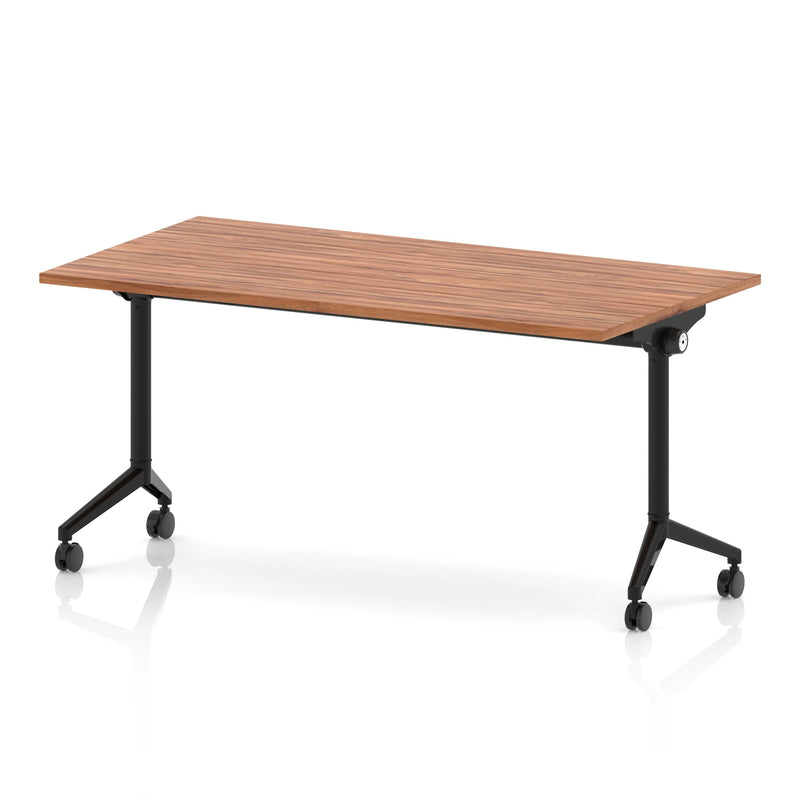 Impulse Plus Flip Top Rectangular Table - Walnut - NWOF