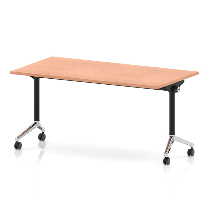 Impulse Plus Flip Top Rectangular Table - Beech - NWOF