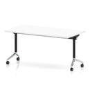 Impulse Plus Flip Top Rectangular Table - White - NWOF