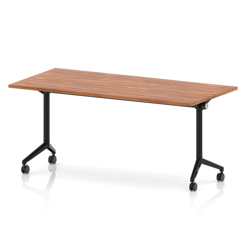 Impulse Plus Flip Top Rectangular Table - Walnut - NWOF