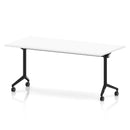 Impulse Plus Flip Top Rectangular Table - White - NWOF