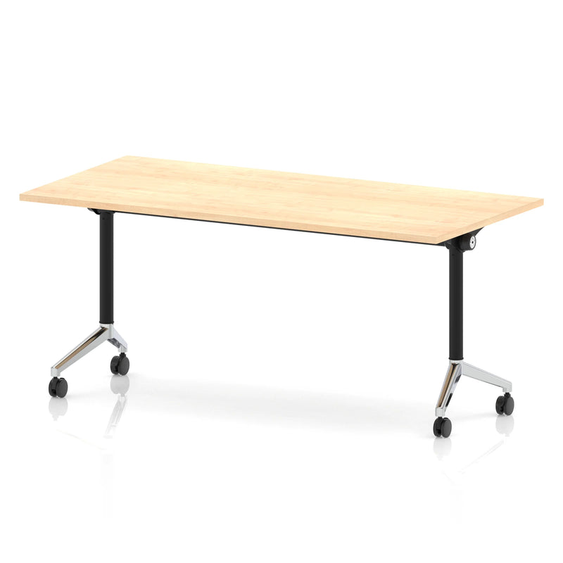 Impulse Plus Flip Top Rectangular Table - Maple - NWOF