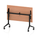 Impulse Plus Slimline Flip Top Rectangular Table - Beech - NWOF