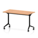 Impulse Plus Slimline Flip Top Rectangular Table - Oak - NWOF