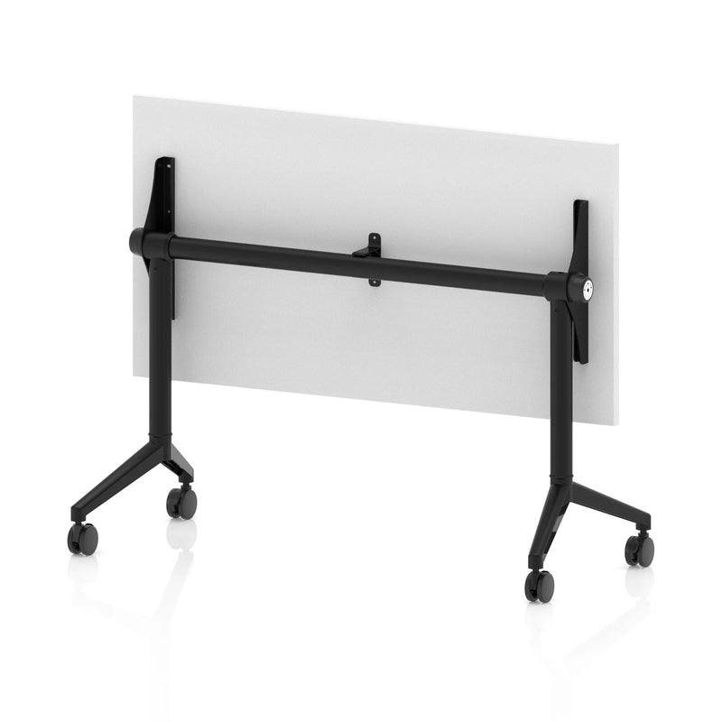 Impulse Plus Slimline Flip Top Rectangular Table - White - NWOF