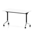 Impulse Plus Slimline Flip Top Rectangular Table - White - NWOF