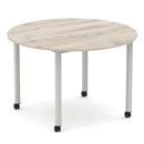 Impulse Round Table With Box Frame Leg & Castors