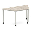Impulse Trapezium Table With Box Frame Leg & Castors