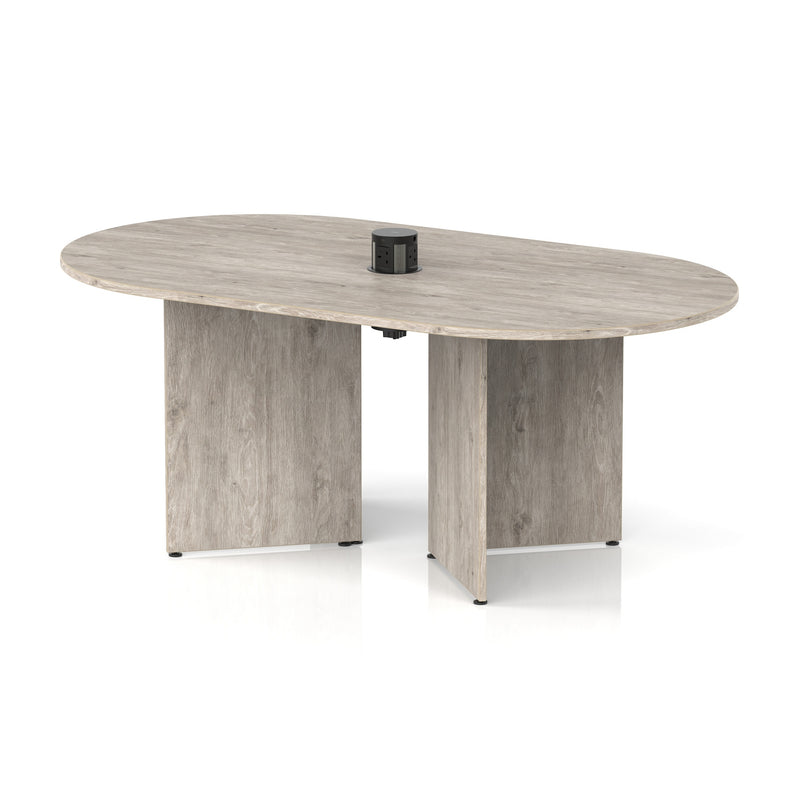 Impulse Volta Boardroom Table With Pop-up Power Module Arrowhead Leg ...