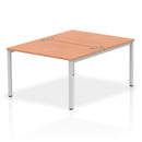 Impulse B2B 2 Person Bench Desk - Beech