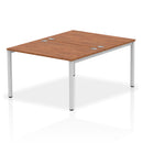 Impulse B2B 2 Person Bench Desk - Walnut