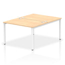 Impulse B2B 2 Person Bench Desk - Maple