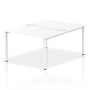 Impulse B2B 2 Person Bench Desk - White