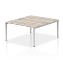 Impulse B2B 2 Person Bench Desk - Grey Oak
